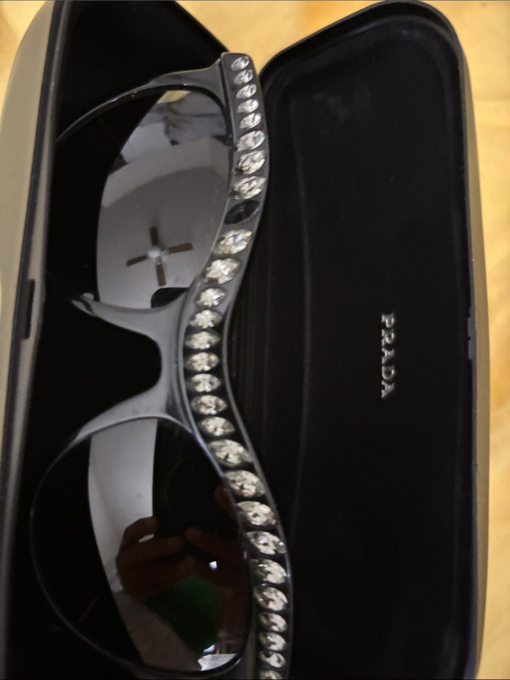 Prada Matte Black Sunglasses - Picture 3 of 5